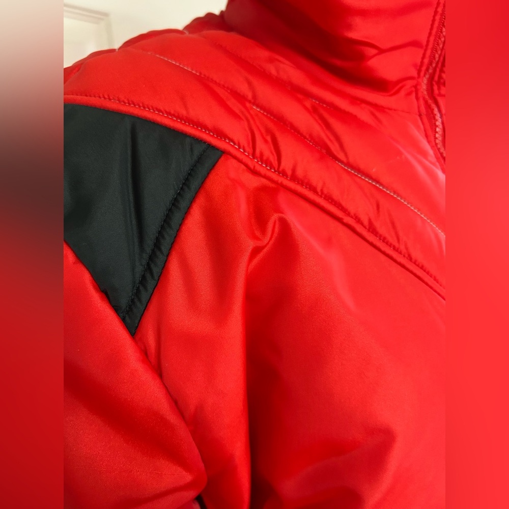 Alpine Designs Red Down Cropped Puffer Jacket - Picture 5 of 13